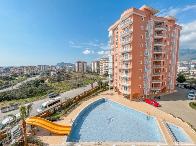 2+1 Seaview Apartment in Tosmur, Alanya