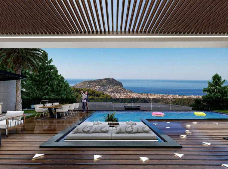 NEW 4+1 Luxury Villas in Bektas, Alanya