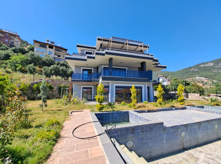 5+2 Luxury Seaview Villa in Tepe